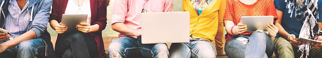 group of teens sitting together